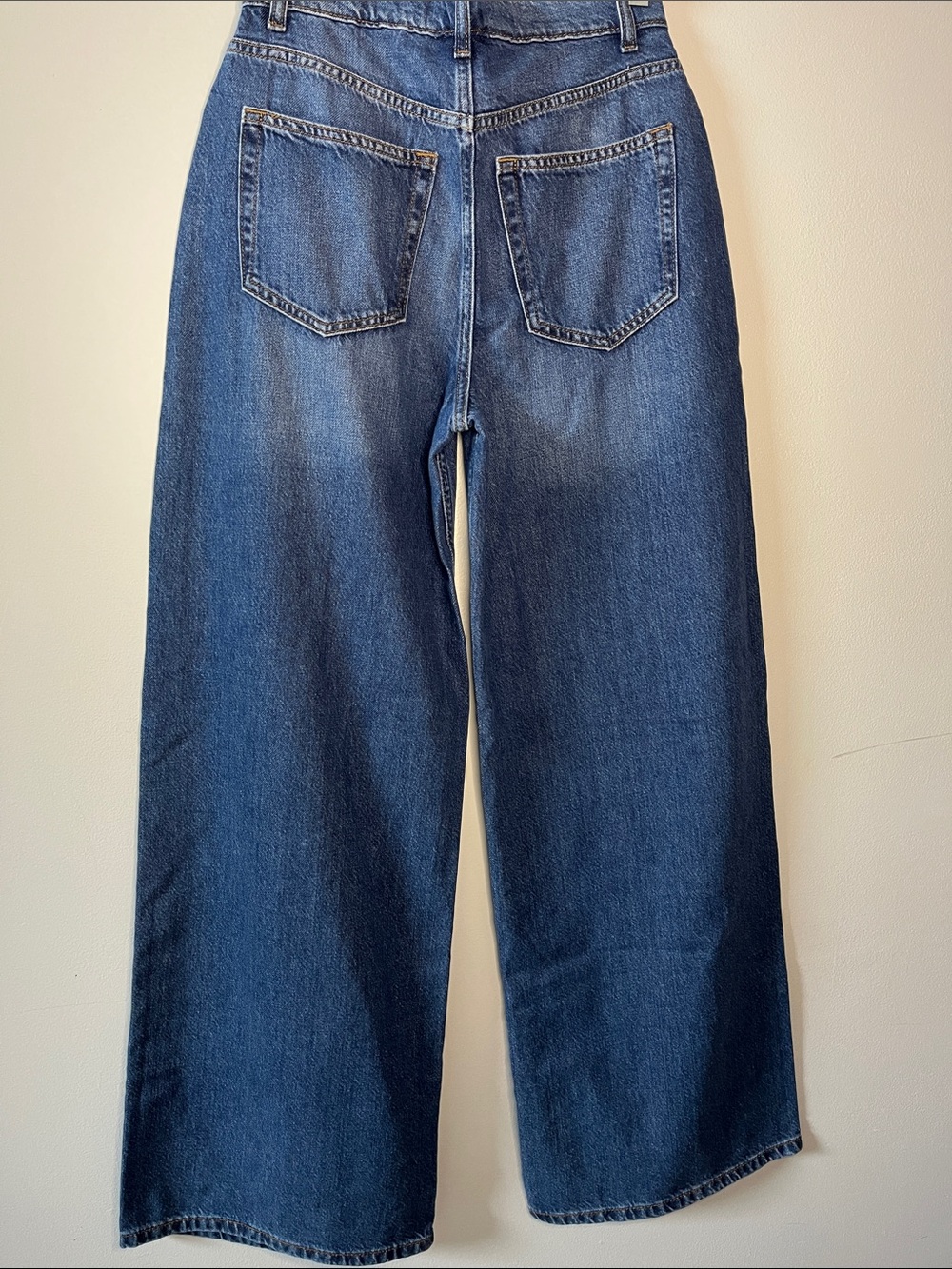 Reformation Rui Lived-in Wide Leg Baggy Jeans size 23” soft but sturdy denim - Picture 7 of 7